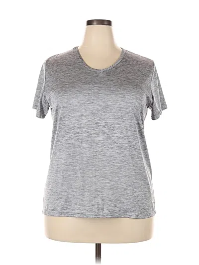 Pre-owned Real Essentials Active T-shirt In Silver