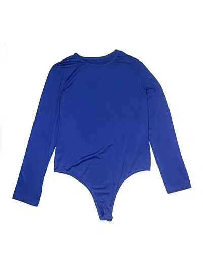 Pre-owned Real Essentials Bodysuit In Blue