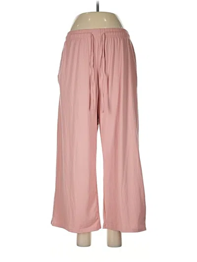 Pre-owned Real Essentials Casual Pants In Pink