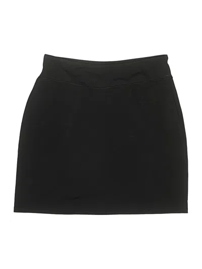 Pre-owned Real Essentials Casual Skirt In Black