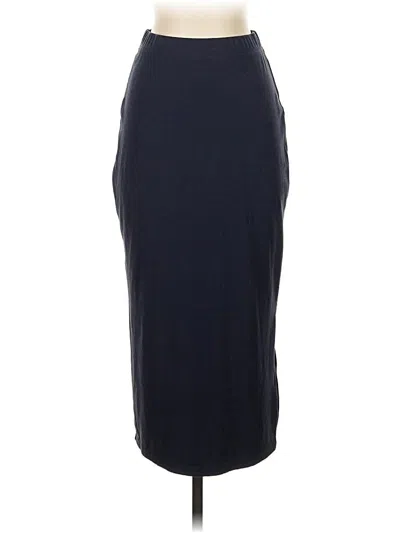 Pre-owned Real Essentials Formal Skirt In Blue