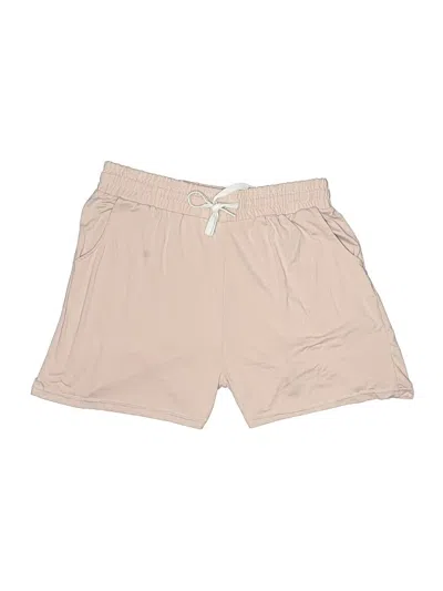 Pre-owned Real Essentials Khaki Shorts In Brown