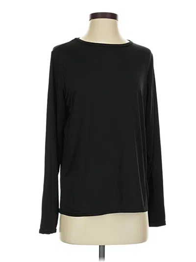 Pre-owned Real Essentials Long Sleeve T-shirt In Black