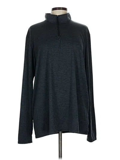 Pre-owned Real Essentials Long Sleeve Turtleneck In Gray