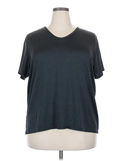 Pre-owned Real Essentials Short Sleeve T-shirt In Gray
