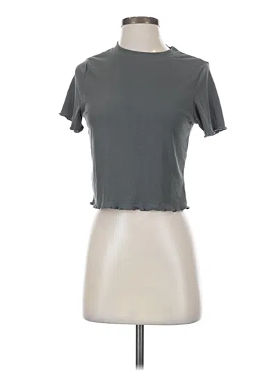 Pre-owned Real Essentials Short Sleeve T-shirt In Gray