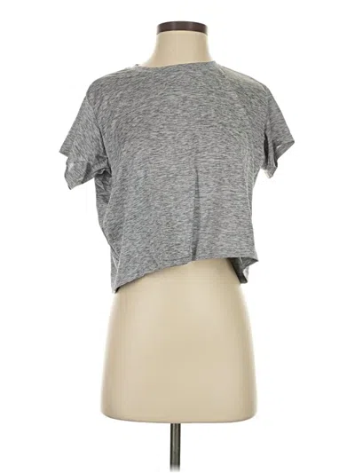 Pre-owned Real Essentials Short Sleeve T-shirt In Gray