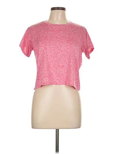 Pre-owned Real Essentials Short Sleeve T-shirt In Pink