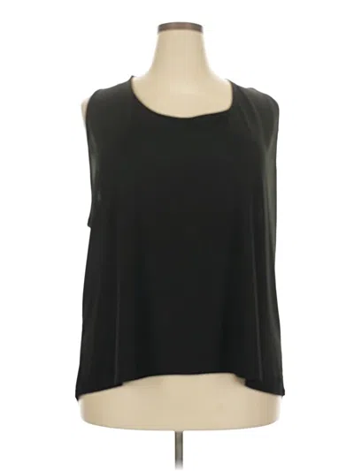 Pre-owned Real Essentials Sleeveless T-shirt In Black
