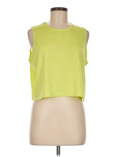 Pre-owned Real Essentials Sleeveless T-shirt In Green