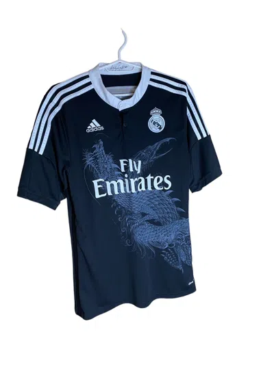 Pre-owned Real Madrid X Soccer Jersey Real Madrid 2014 2015 Third Shirt Jersey Adidas 7 Ronaldo In Black