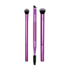 Real Techniques Eye Shade & Blend Makeup Brush Trio In Transparent