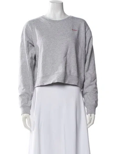 Pre-owned Réalisation Par Crew Neck Long Sleeve Sweatshirt In Gray