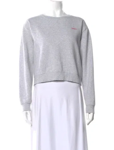 Pre-owned Réalisation Par Crew Neck Long Sleeve Sweatshirt In Gray