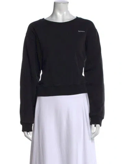 Pre-owned Réalisation Par Crew Neck Sweater In Black