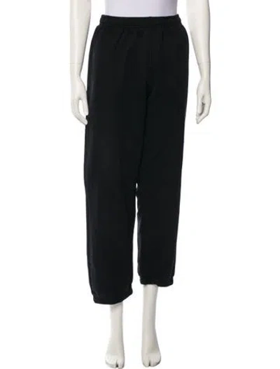 Pre-owned Réalisation Par Embroidered Accent Sweatpants In Black