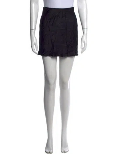 Pre-owned Réalisation Par Mini Skirt In Black