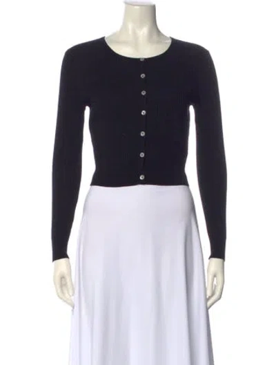 Pre-owned Réalisation Par Scoop Neck Sweater In Black