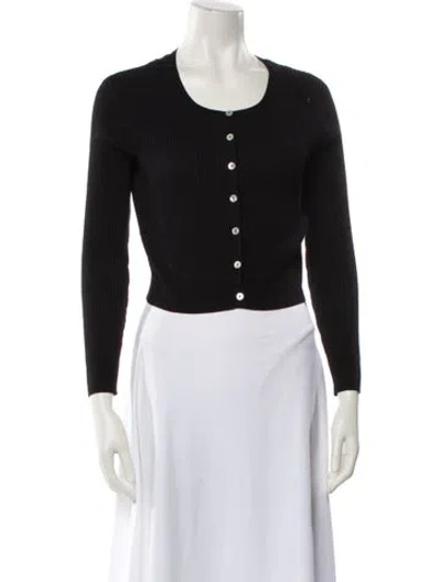 Pre-owned Réalisation Par Scoop Neck Sweater In Black