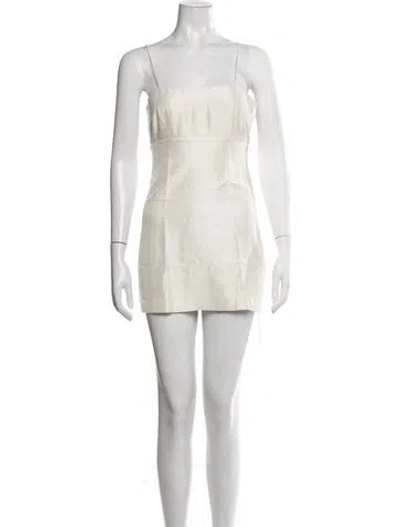 Pre-owned Réalisation Par Silk Dress In Neutrals