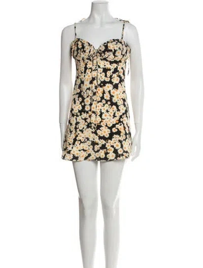 Pre-owned Réalisation Par Silk Floral Print Tunic In Multi