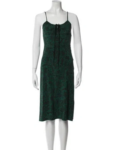 Pre-owned Réalisation Par Silk Knee-length Dress In Multi