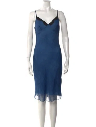 Pre-owned Réalisation Par Silk Knee-length Dress In Multi