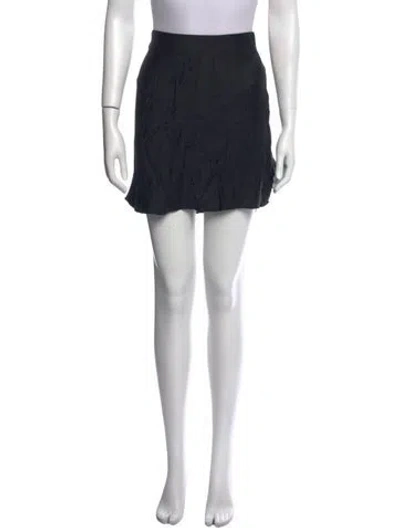 Pre-owned Réalisation Par Silk Knee-length Skirt In Black
