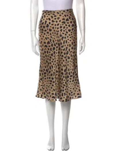 Pre-owned Réalisation Par Silk Knee-length Skirt In Multi