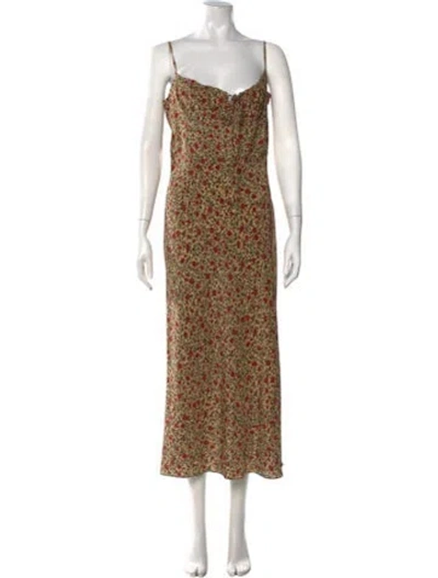 Pre-owned Réalisation Par Silk Long Dress