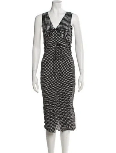 Pre-owned Réalisation Par Silk Long Dress In Black