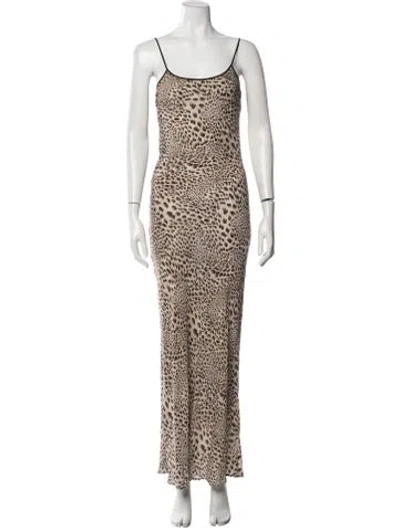 Pre-owned Réalisation Par Silk Long Dress In Multi