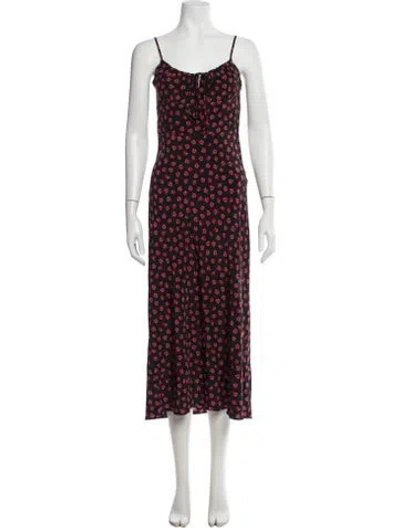 Pre-owned Réalisation Par Silk Long Dress In Multi