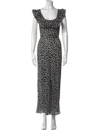 Pre-owned Réalisation Par Silk Long Dress In Multi