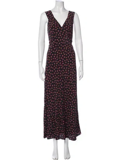 Pre-owned Réalisation Par Silk Long Dress In Multi