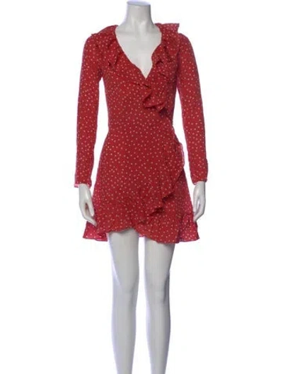 Pre-owned Réalisation Par Silk Long Dress In Red