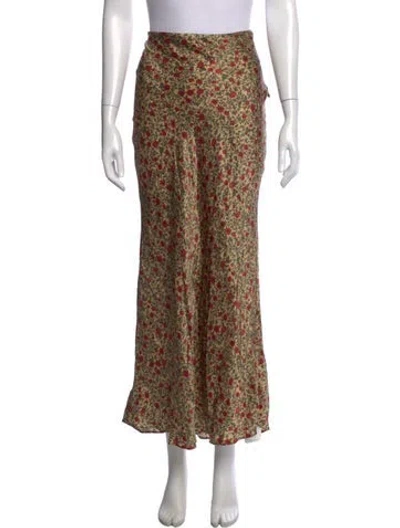 Pre-owned Réalisation Par Silk Long Skirt