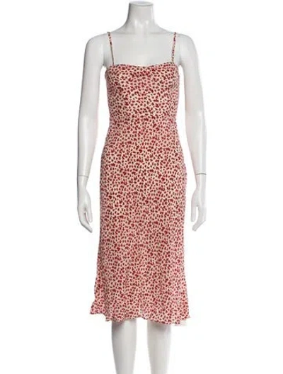 Pre-owned Réalisation Par Silk Midi Length Dress