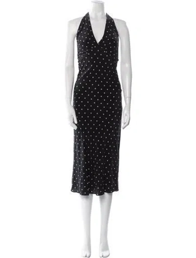Pre-owned Réalisation Par Silk Midi Length Dress In Blue