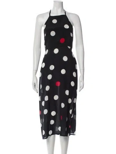 Pre-owned Réalisation Par Silk Midi Length Dress In Gray