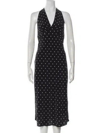 Pre-owned Réalisation Par Silk Midi Length Dress In Grey