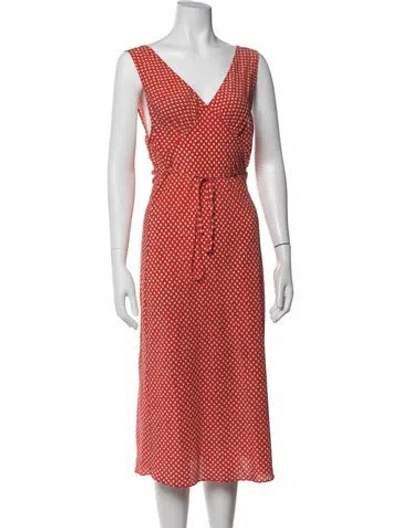 Pre-owned Réalisation Par Silk Midi Length Dress In Multi