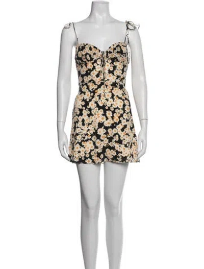 Pre-owned Réalisation Par Silk Mini Dress