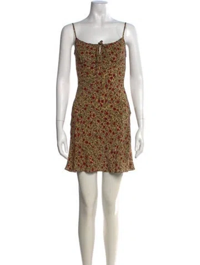 Pre-owned Réalisation Par Silk Mini Dress
