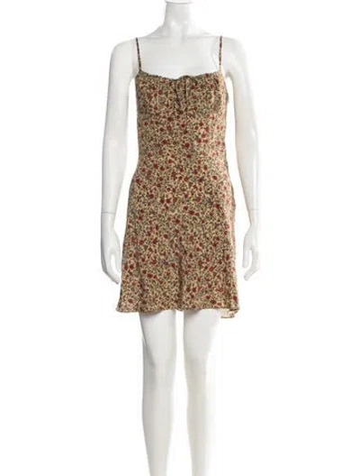 Pre-owned Réalisation Par Silk Mini Dress
