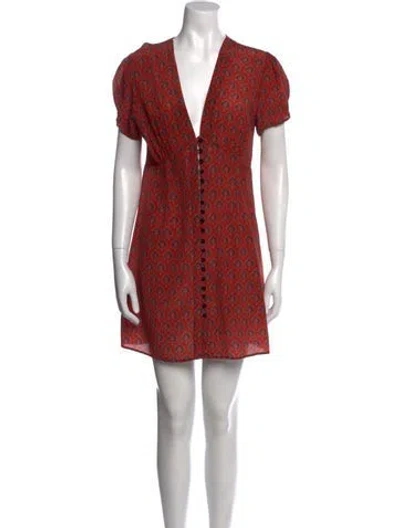 Pre-owned Réalisation Par Silk Mini Dress In Black