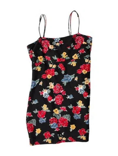 Pre-owned Réalisation Par Silk Mini Dress In Black