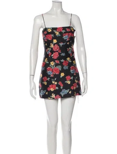 Pre-owned Réalisation Par Silk Mini Dress In Black