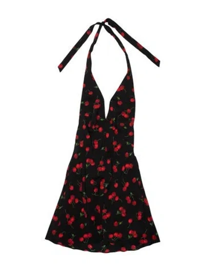 Pre-owned Réalisation Par Silk Mini Dress In Black
