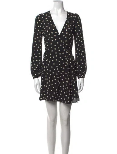 Pre-owned Réalisation Par Silk Mini Dress In Black